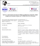 Správa o oprávnenom meraní - rekuperácia